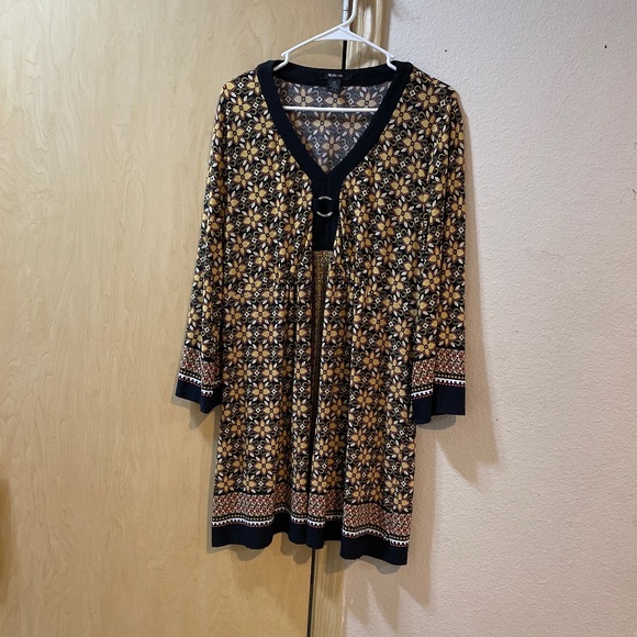 Style & Co. Dresses & Skirts - Women XL Gorgeous Boho 60’s inspired Pullover Dress